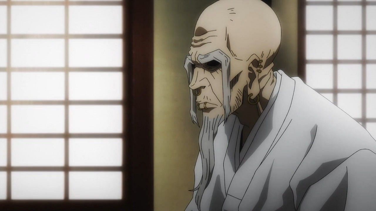 Yoshinobu Gakuganji as seen in the anime Jujutsu Kaisen (Image Via MAPPA)